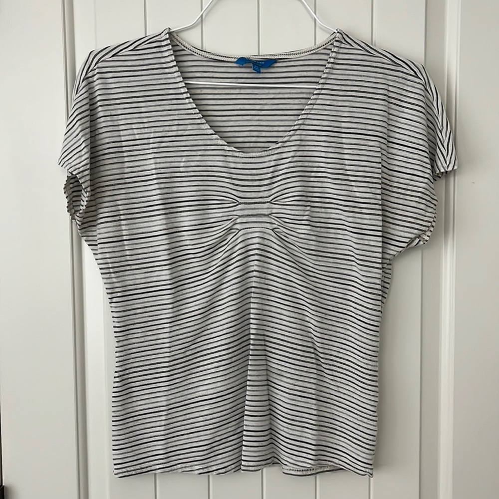 Derek Lam striped short sleeve shirt